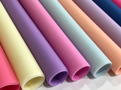 Jelly Soft Touch PVC Fabric A4 Sheets