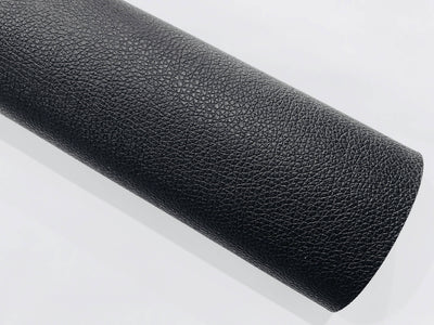 Thin 0.7mm Black Leatherette Sheet - Perfect for Earrings Jewellery