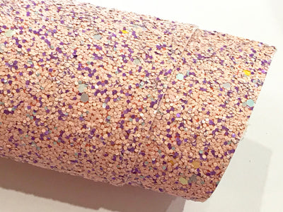 Musk Mayham Chunky Tricolour Glitter Fabric Sheet Thick A4 Sheet