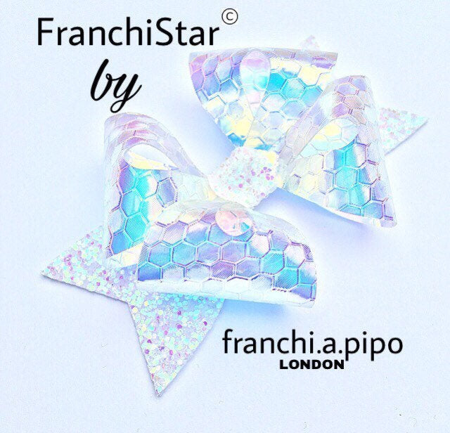 FranchiStar Hair Bow Die - Choix de 2 tailles 3,5" ou 4,5"