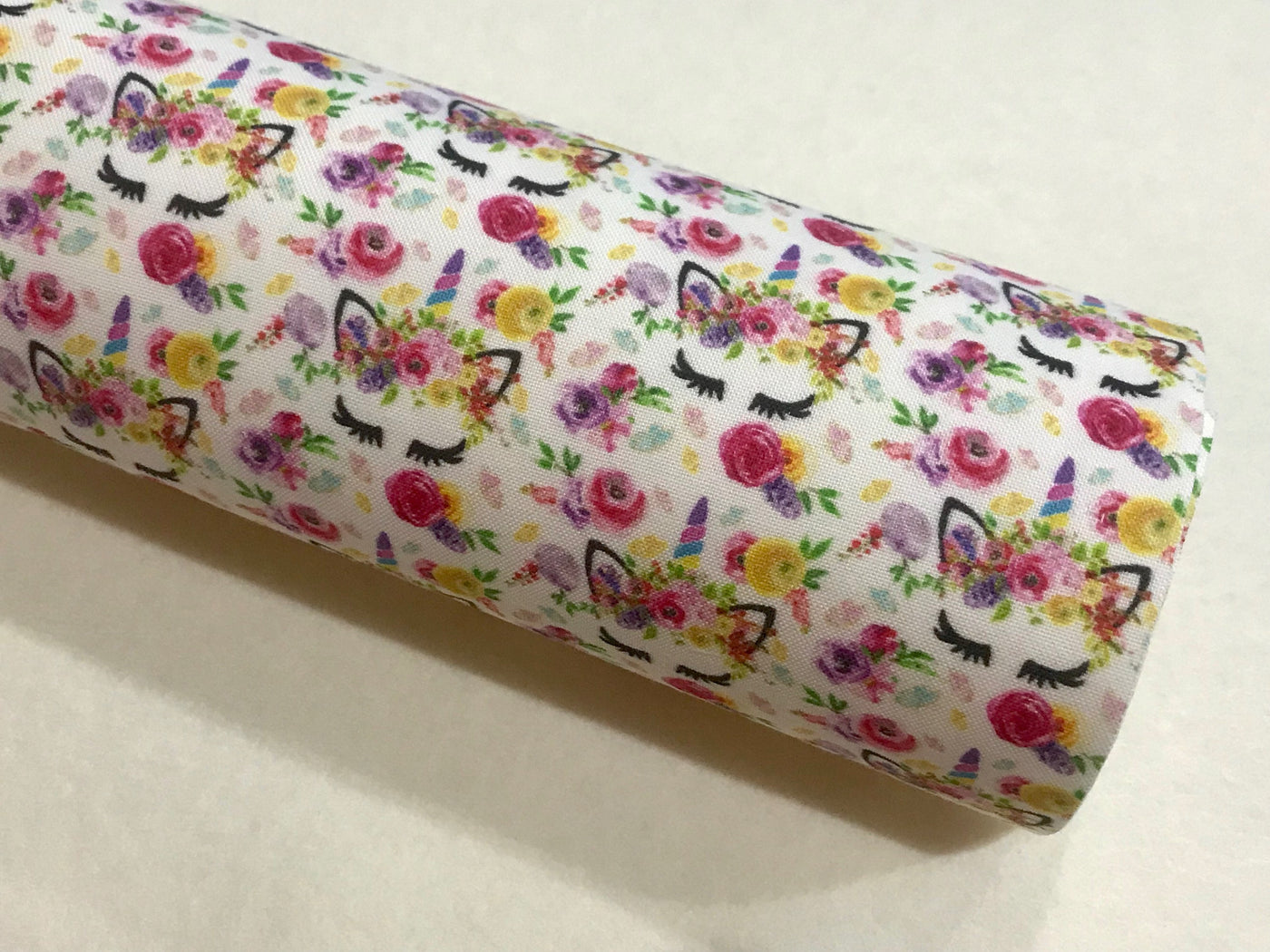 Sleepy Unicorns Merino Wool Felt Backed - Mini 1"