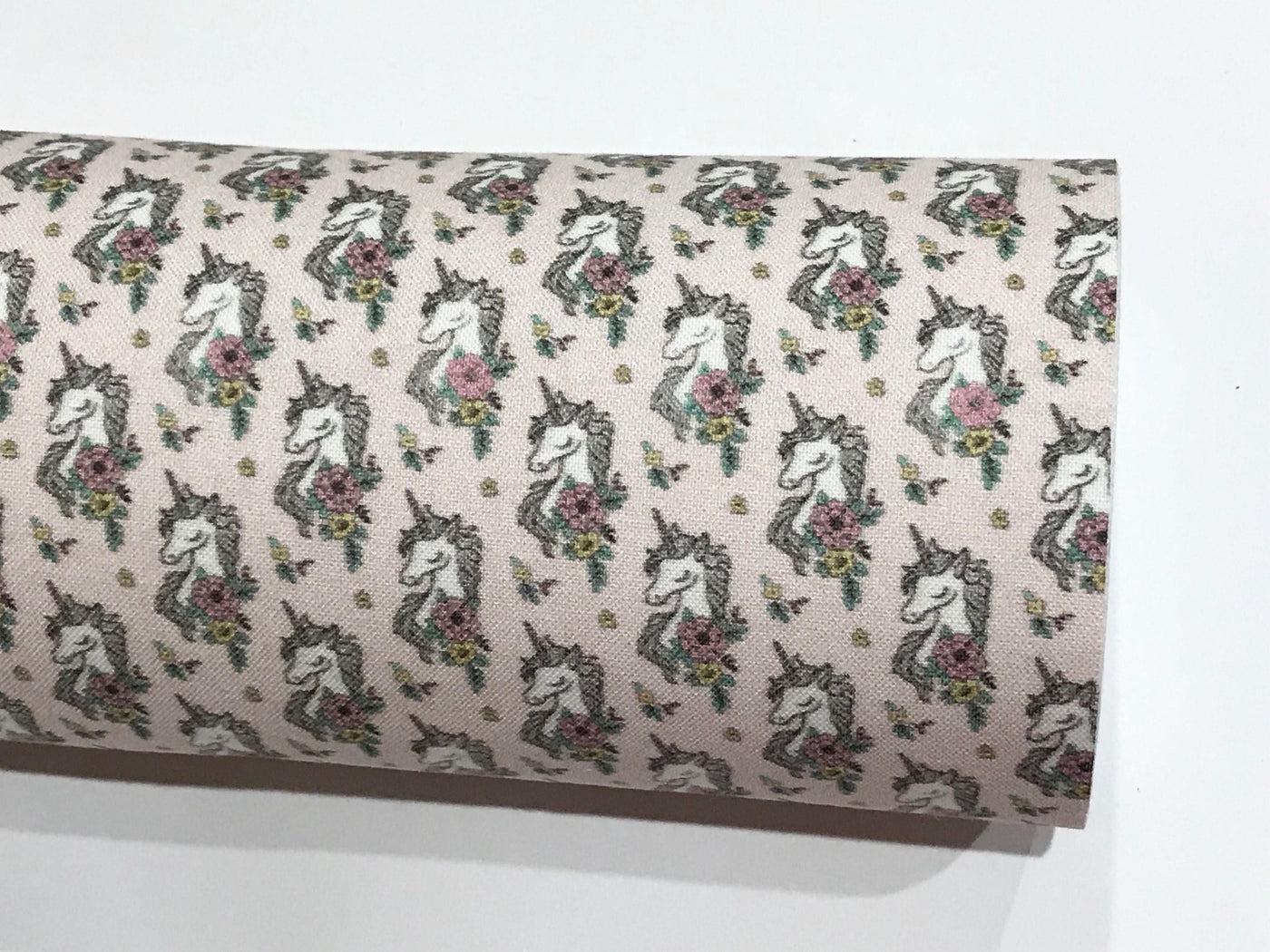 Dreamy Unicorns Merino Wool Felt Backed Cotton