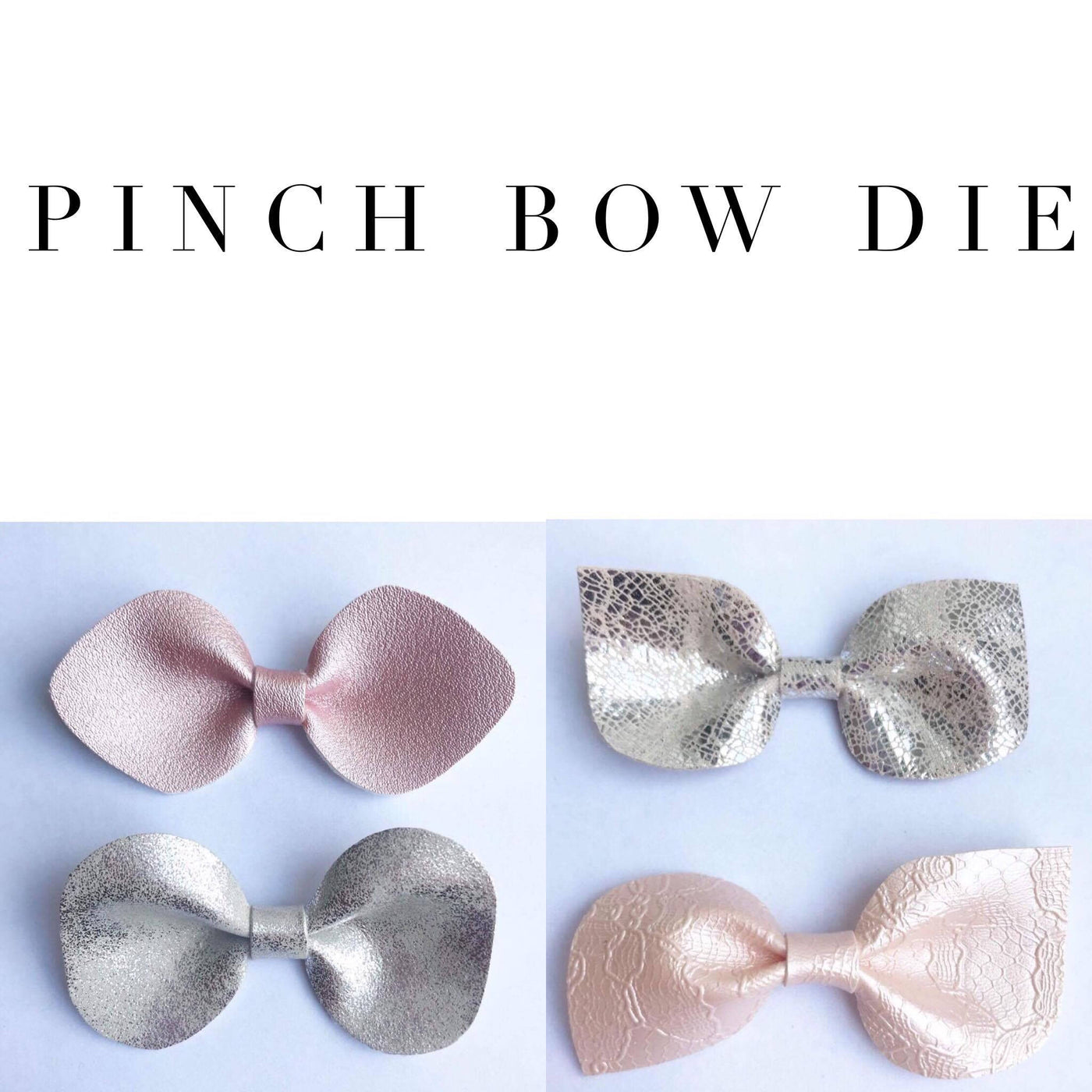 Pinch Bow Trace and Cut Plastic Template