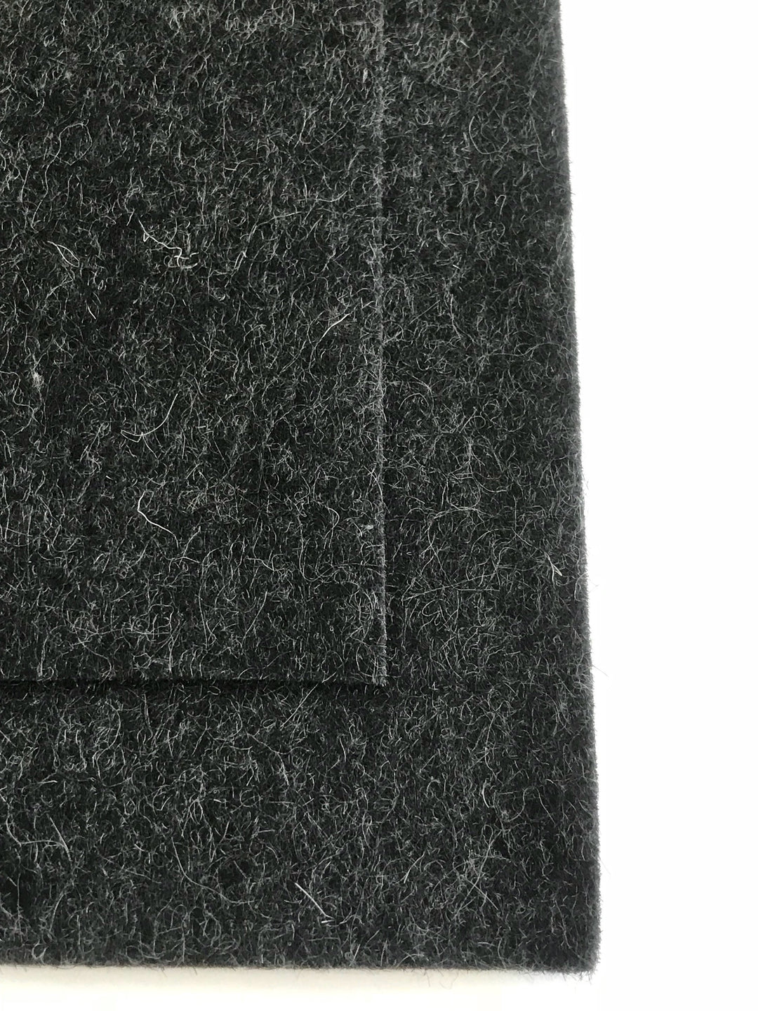 Feutre de laine mérinos moucheté gris anthracite de 1 mm, feuille de 8 x 11 po - N° G-1-9