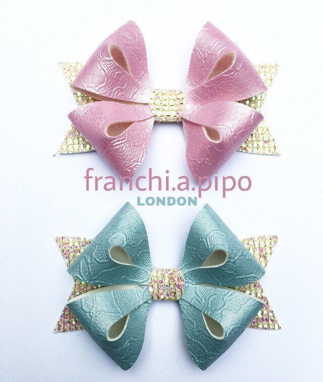 FranchiStar Hair Bow Die - Choix de 2 tailles 3,5" ou 4,5"