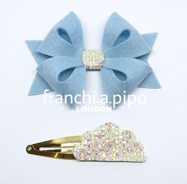 FranchiStar Hair Bow Die - Choix de 2 tailles 3,5" ou 4,5"