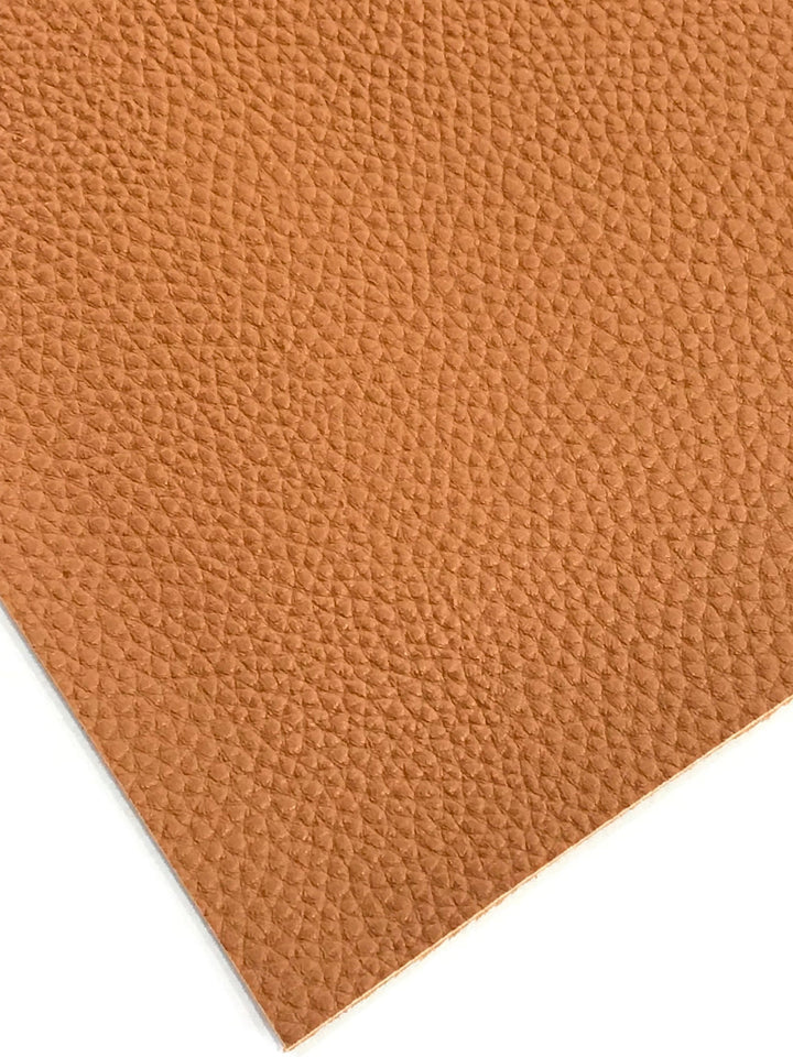 Feuille A4 en similicuir marron clair, 1,0 mm, imprimé Litchi
