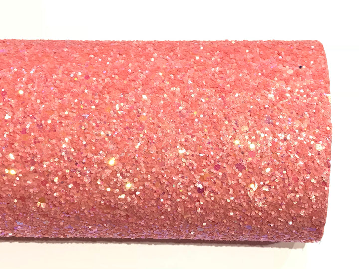 Feuille de tissu à paillettes épaisses rose fraise, épaisseur de 1.0mm, feuille A5 ou A4