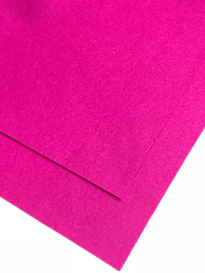 1mm Pink Tulips Merino Wool Felt A4 Sheet - No. 72