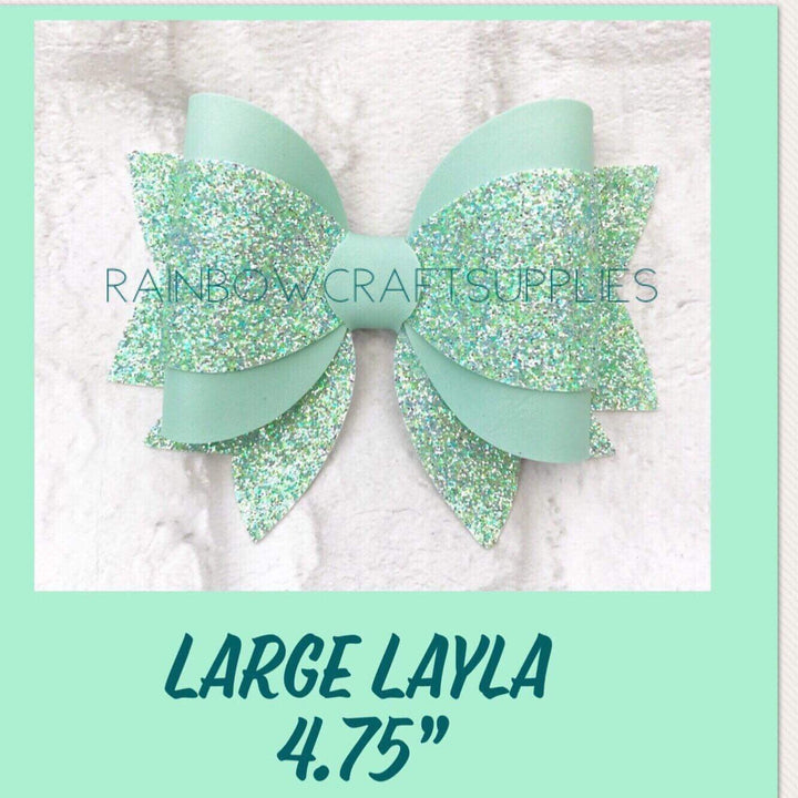 Layla Hairbow Trace and Cut Plastic Bow Template 3,5 ou 4,75 pouces