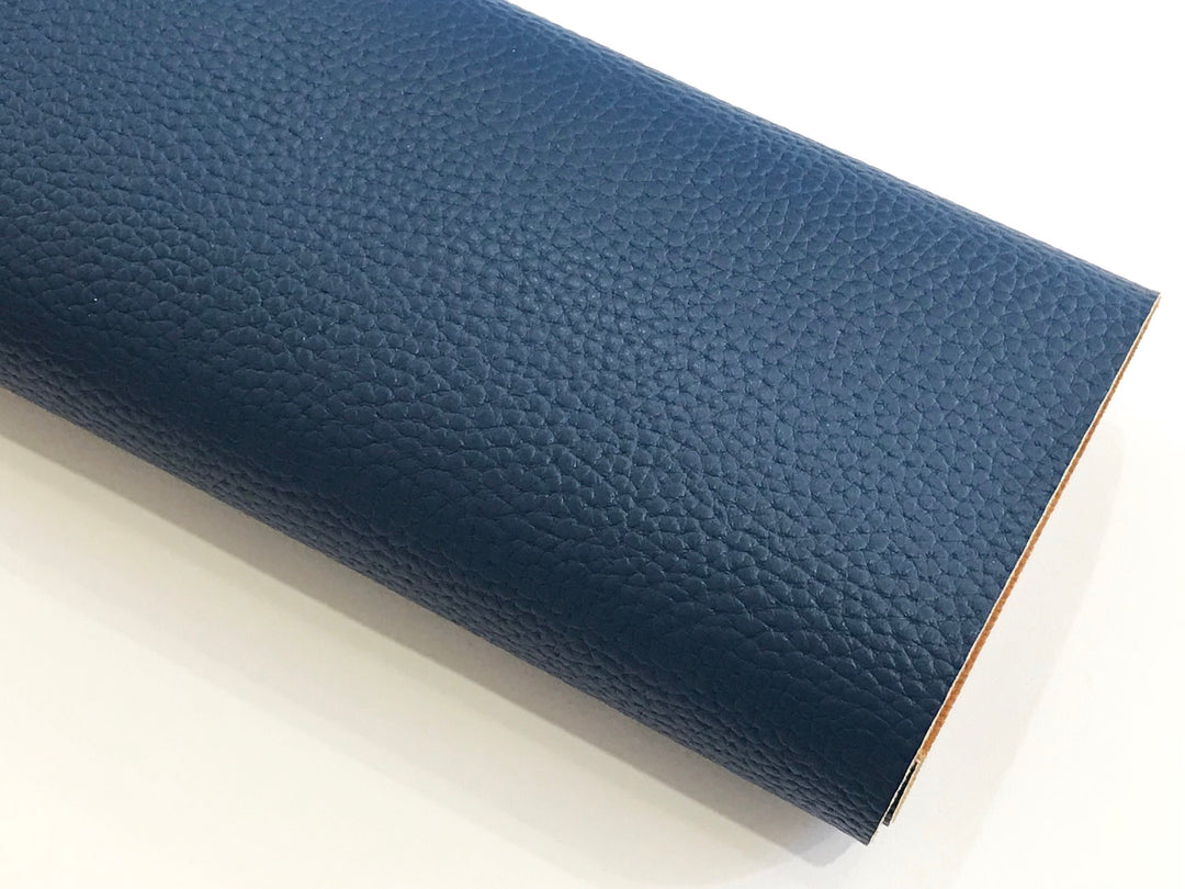 Navy Blue Faux Leatherette Sheet - 1.2mm Thickness