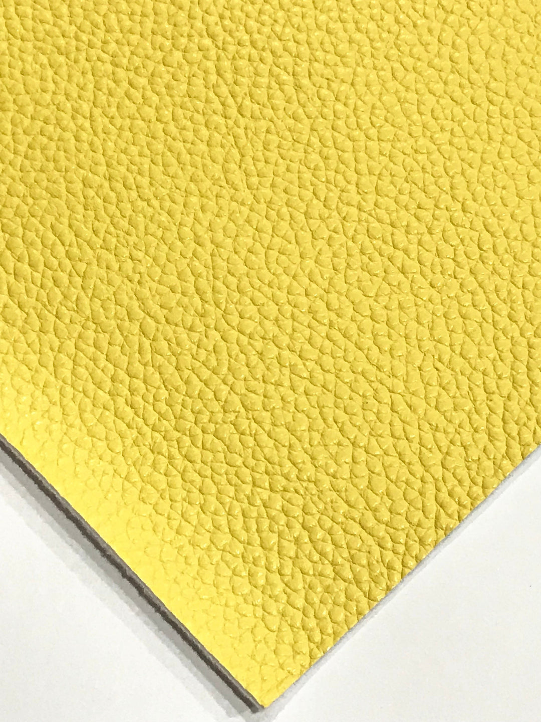 Lemon Yellow Faux Leatherette