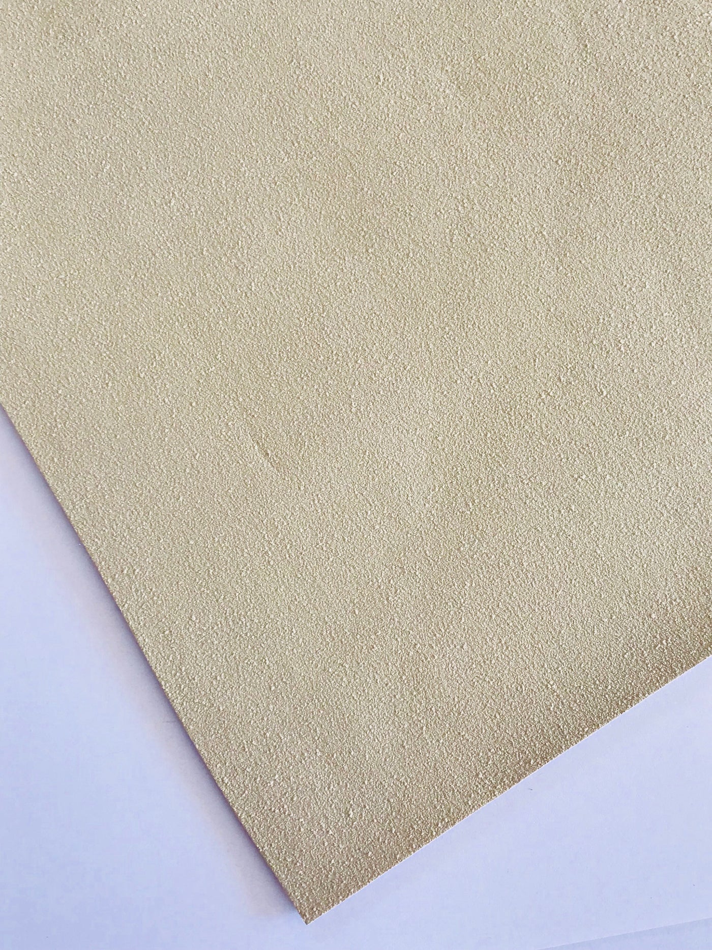 Khaki Faux Suede Leather Sheet