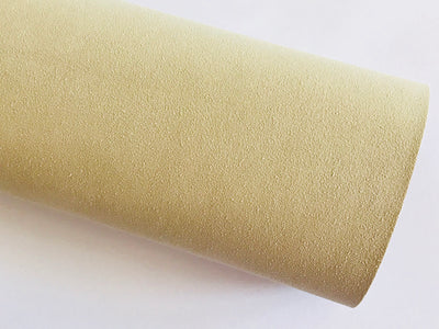Khaki Faux Suede Leather Sheet