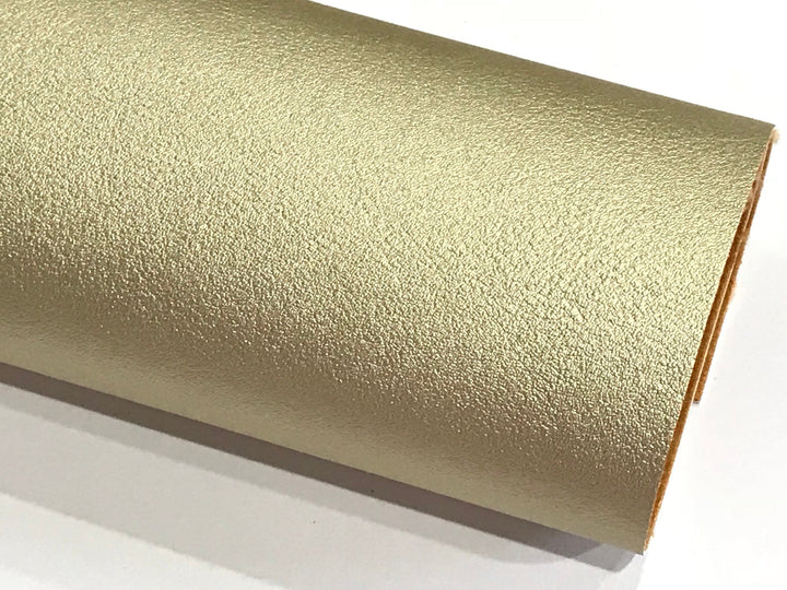 Smooth Gold Faux Leatherette