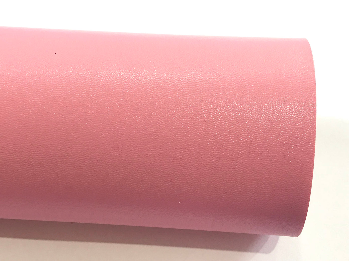Smooth Pink Faux Leatherette Sheet