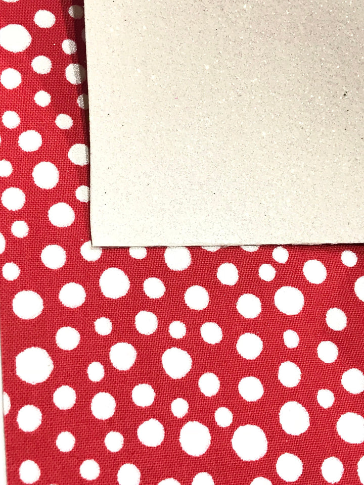 Spotty Dot Double Sided Glitter Fabric