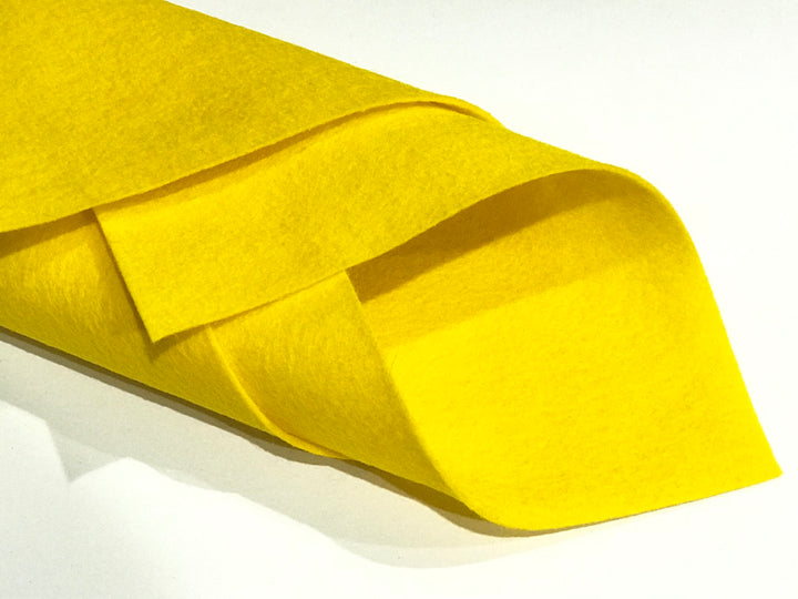 1mm Yellow Merino Wool Felt A4 Sheet - No 02