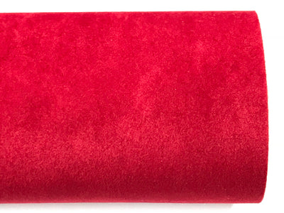 Thick Red Velvet Fabric 0.9mm Sturdy for Bows