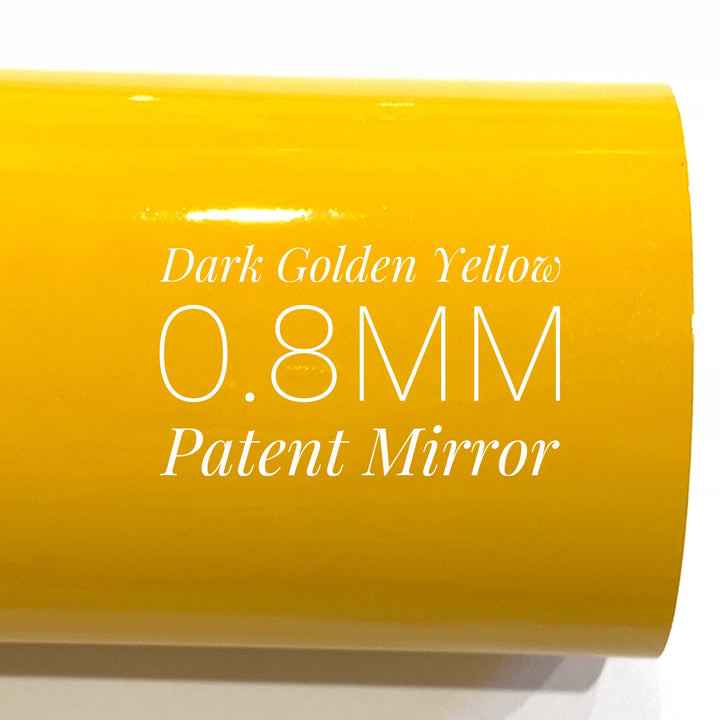 Dark Golden Yellow Patent Leather
