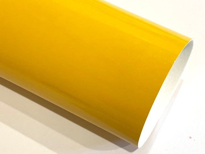 Dark Golden Yellow Patent Leather