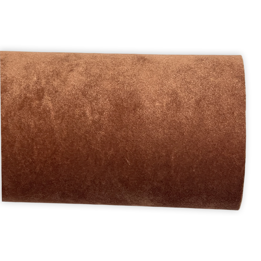 Thick Brown Velvet Fabric 0.9mm Sturdy for Bows