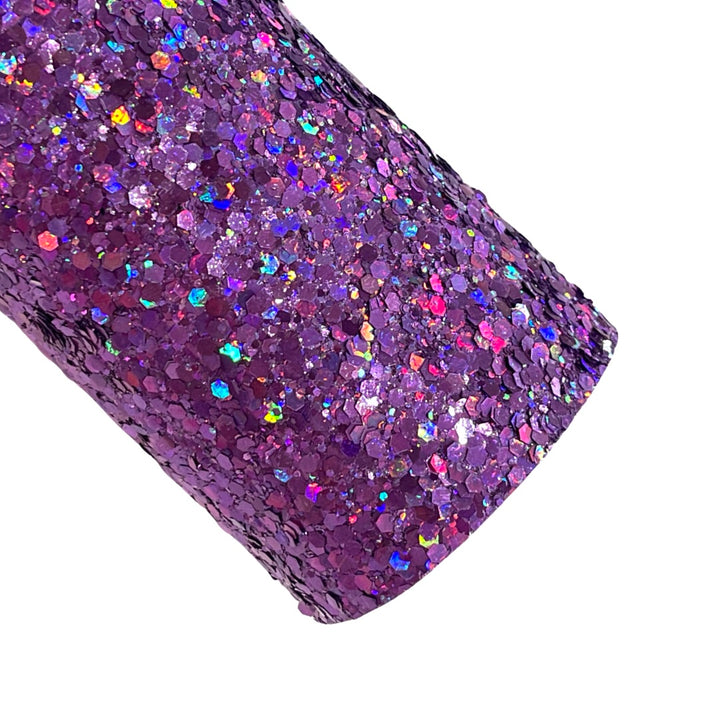 Paillettes super épaisses hologramme violet