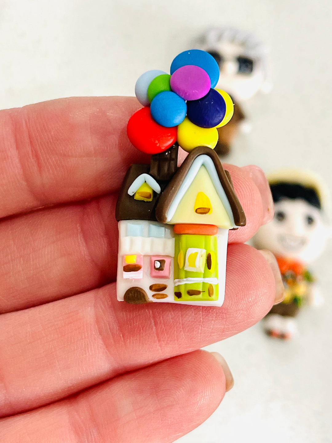 Up Balloon House Clay Embellishment