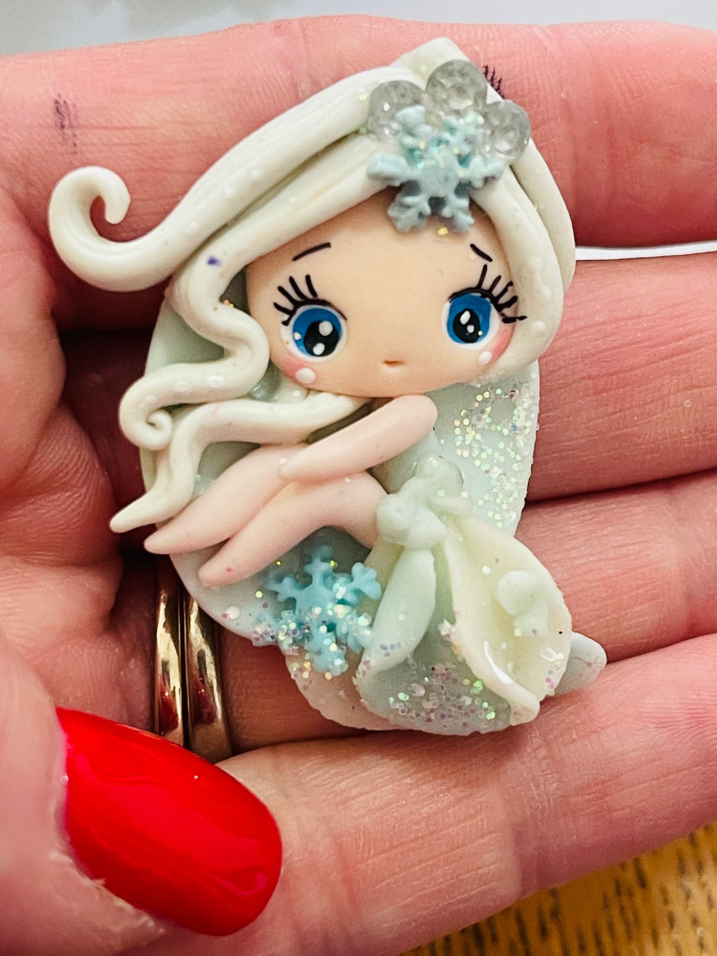Princess Bow Clay Cameo Embellishments