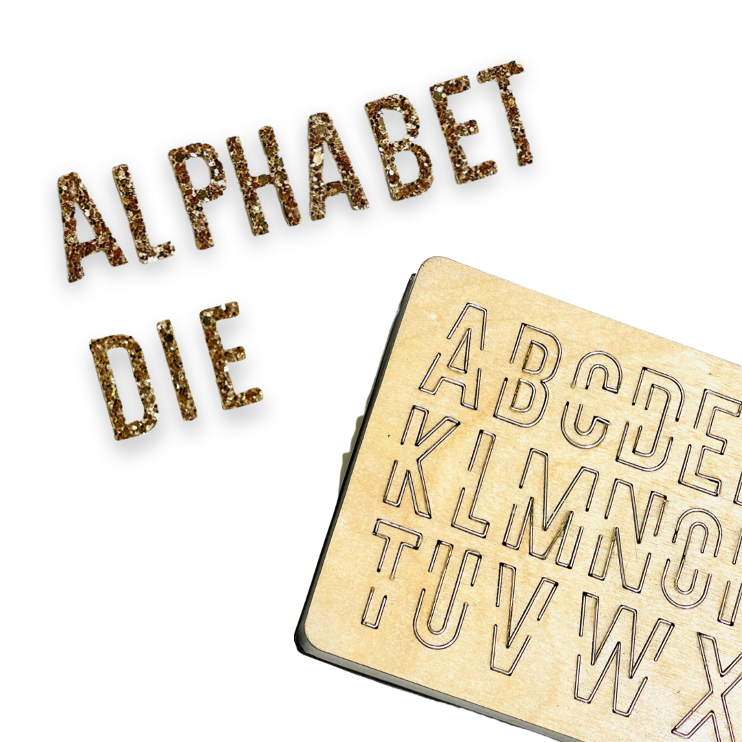 Alphabet Letter Die for SIzzix Big Shot