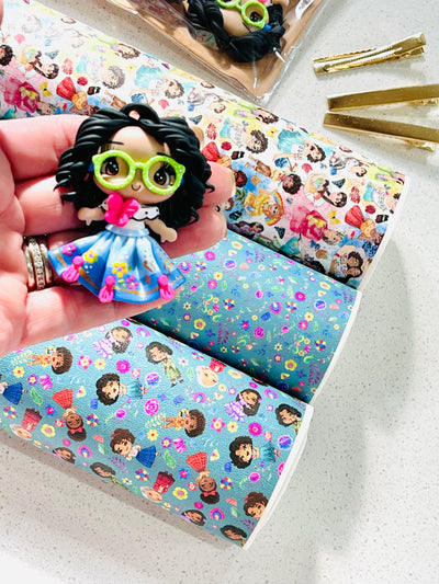 Enchanted Family Leatherette - Locally Printed Faux Leather