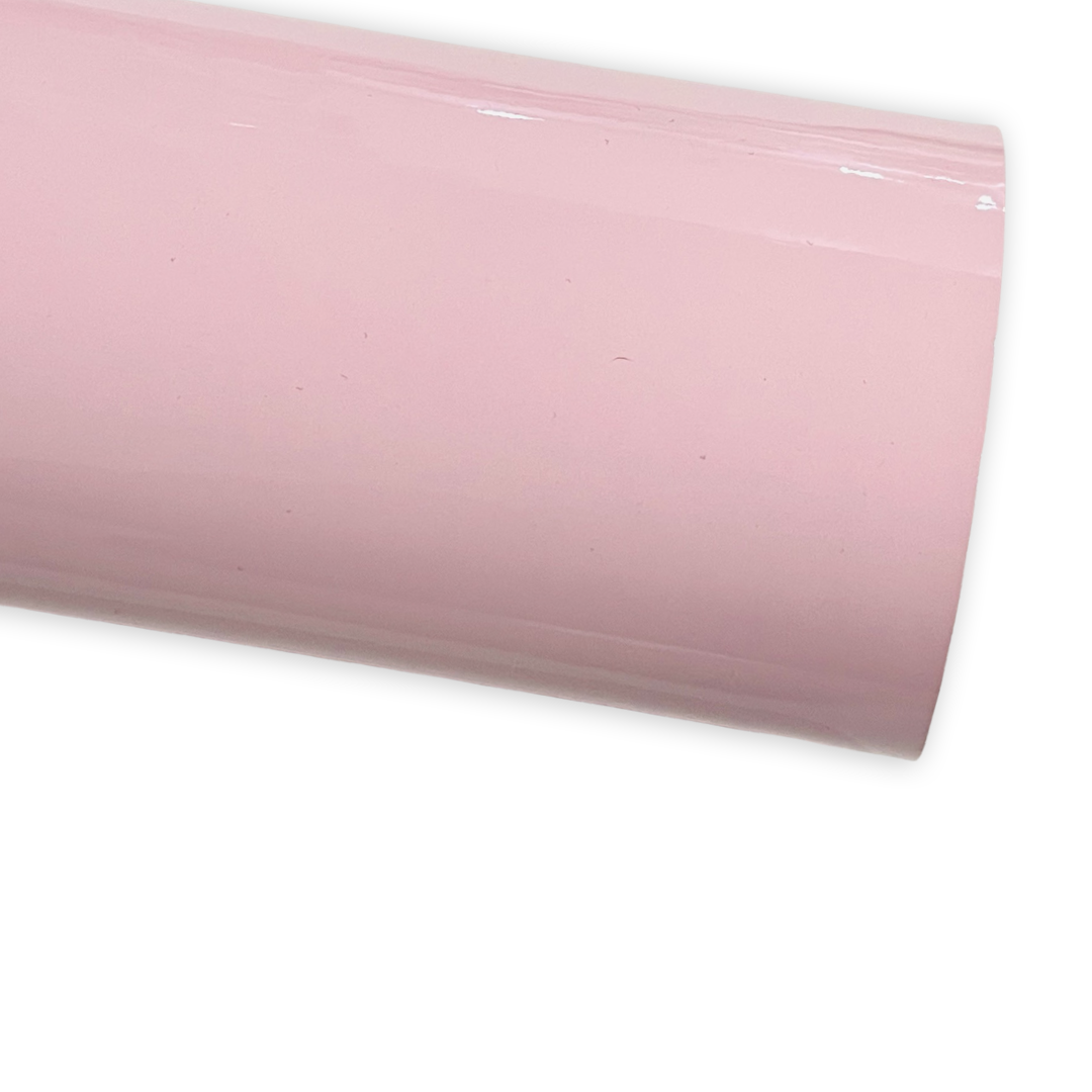 Baby Pink Patent Leatherette