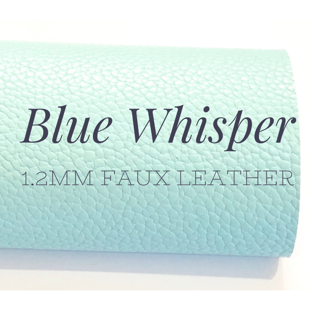 Similicuir texturé Blue Whisper