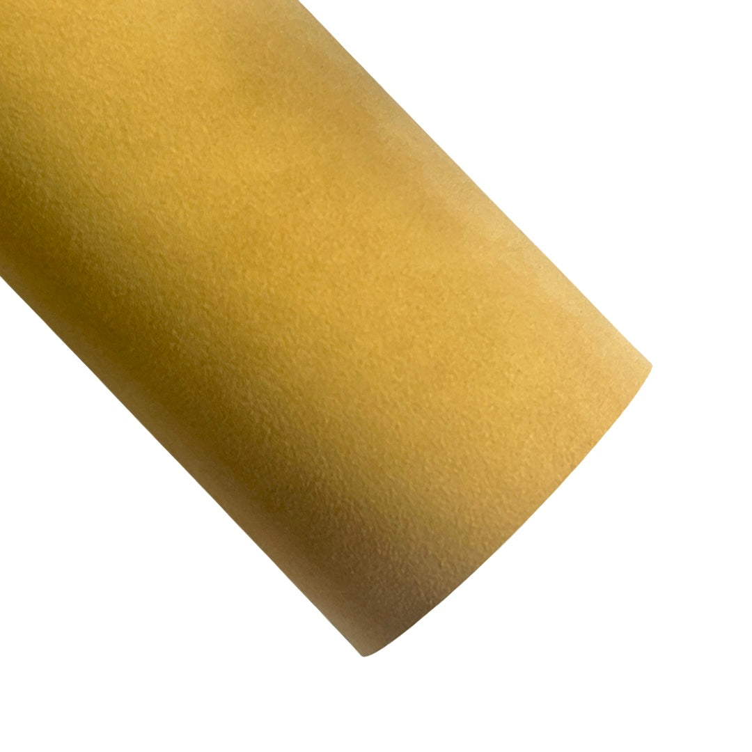 Mustard Suede Leatherette Sheet