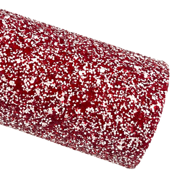 Crushed Candy Cane Chunky Glitter - Premium Felted Glitter
