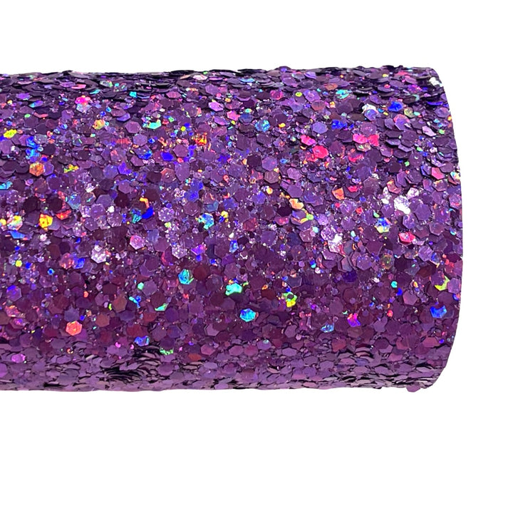 Paillettes super épaisses hologramme violet