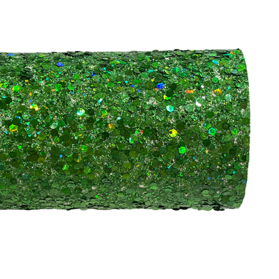 Green Hologram Super Chunky Glitter