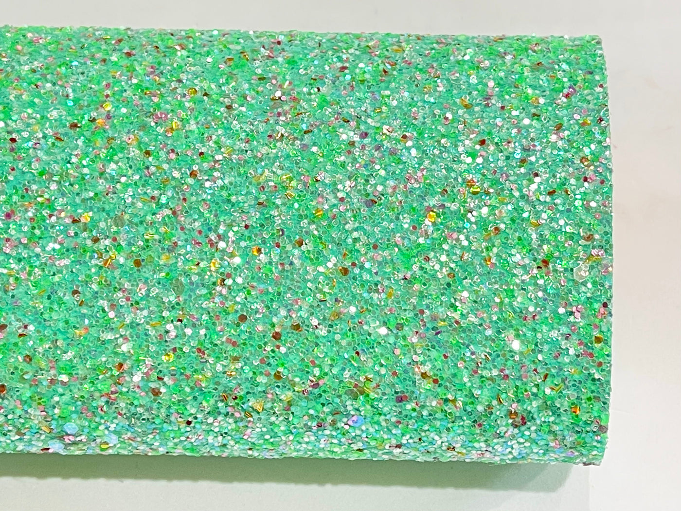 Mint Multicoloured Chunky Glitter with sprinkles of Silver, Pink and Gold
