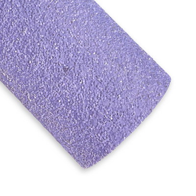 Heather Purple Chunky Glitter Fabric Sheets