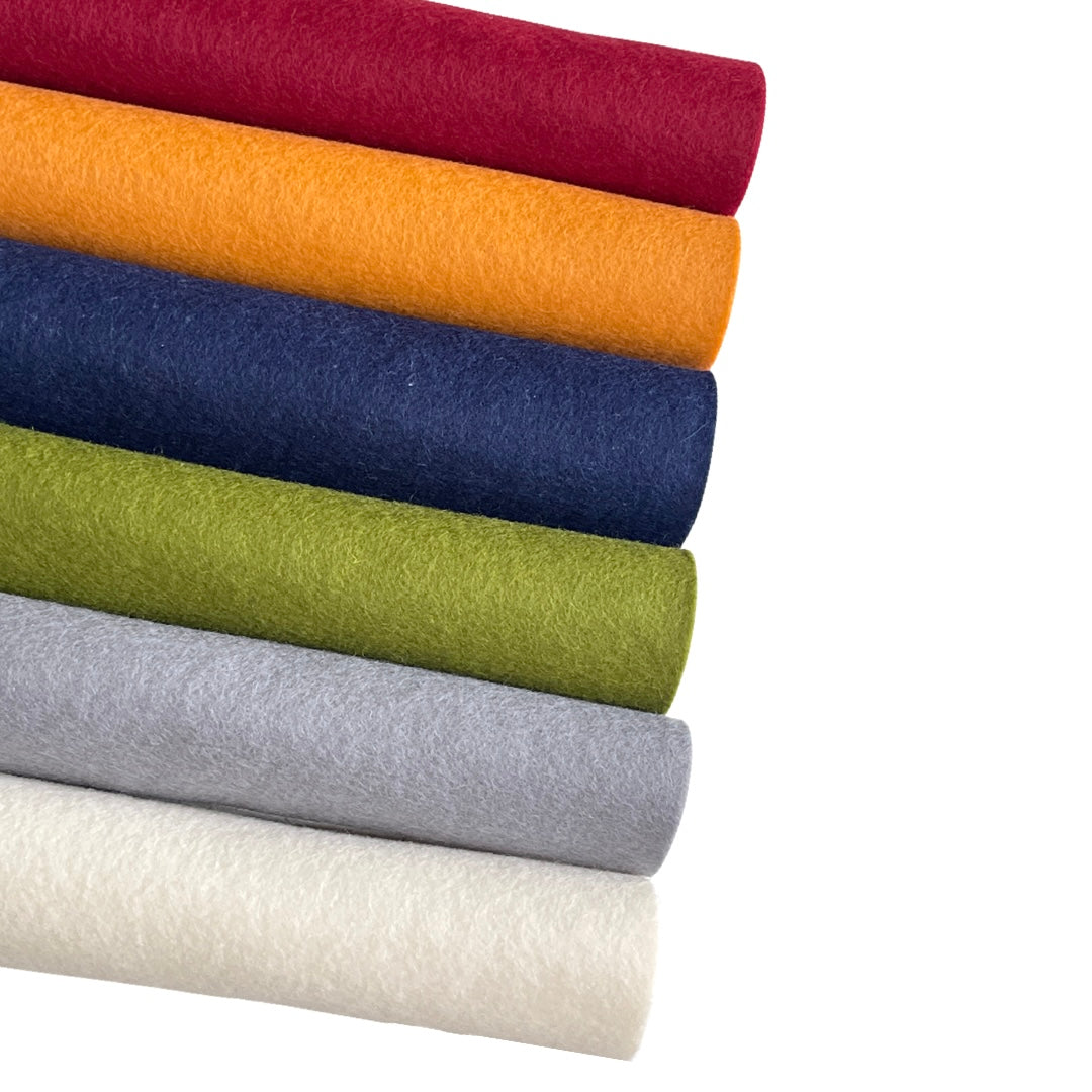 Autumn Shades 6 Sheet Wool Felt Bundle