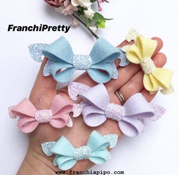 FranchiPretty Template - Trace and Cut Plastic Hairbow Template