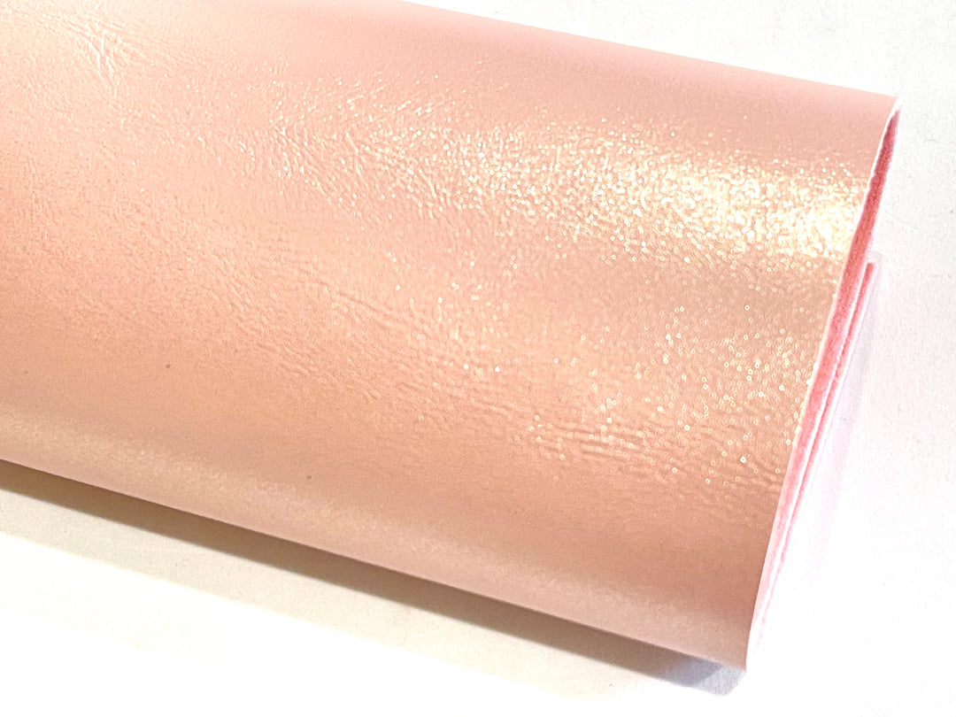 Cheeky Blush Pearl Smooth Faux Leatherette