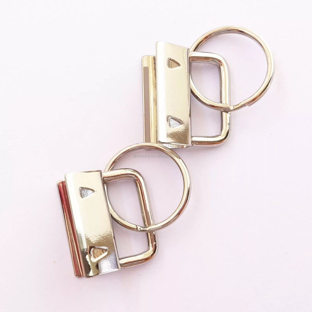 Gold Key Fob Hardware 1 Inch (25mm) Key Fob with 25 mm Split Ring