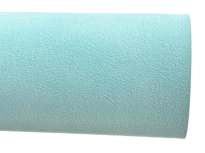 Pastel Blue Suede Leatherette Sheet - Thick 1.2mm - Best for Bows & Earrings