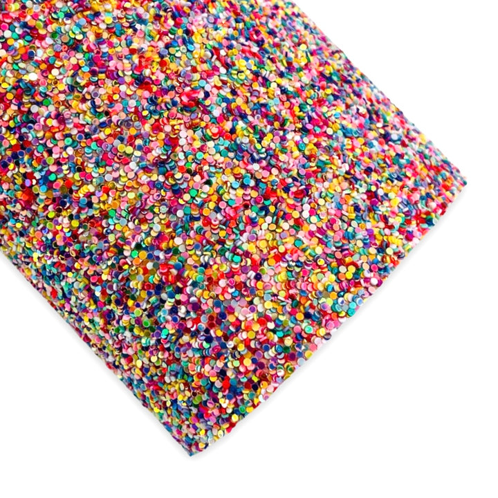 Jelly Bean Spinkles Chunky Glitter Leather