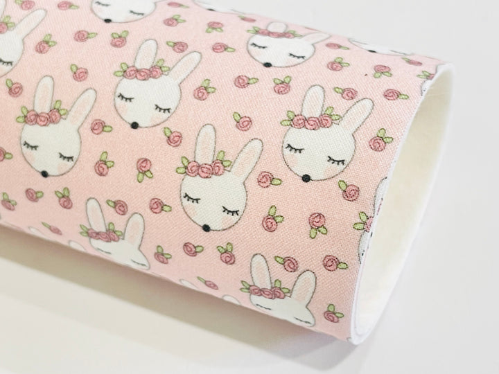 Rosey Bunny Artisan Fabric Felt avec option Chunky Glitter Combo
