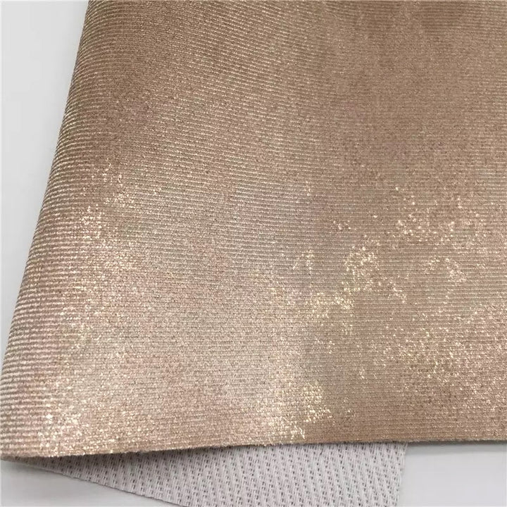 Gold Metallic Velvet Fabric Sheet