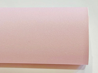 Fairy Floss Pink Glitter Suede Fabric