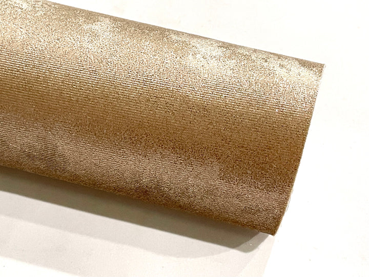 Gold Metallic Velvet Fabric Sheet