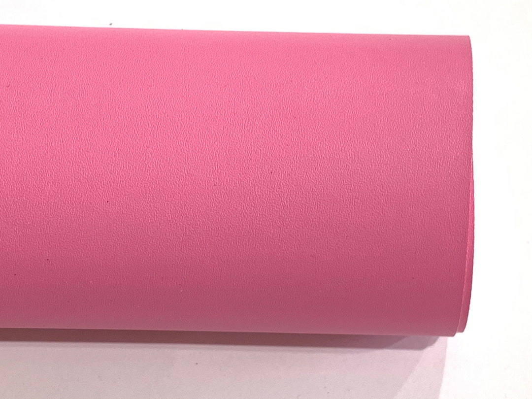 Feuilles fines de similicuir lisse rose – 0,7 mm d'épaisseur | Similicuir A4 pour créateurs de bijoux et boucles d'oreilles boutons